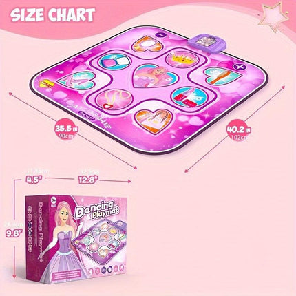 Kids LED Musical Dance Mat with 6 Game Modes.