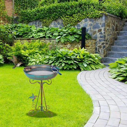Bird Bath with Feeder Pedestal.