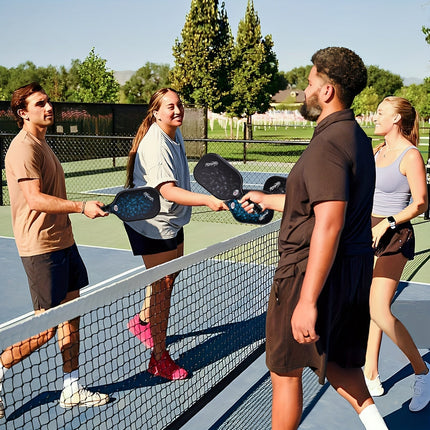 Pickleball Paddle Set 4-Pack Fiberglass Beginners.