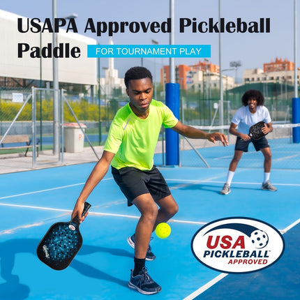 Pickleball Paddle Set 4-Pack Fiberglass Beginners.