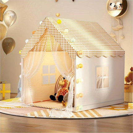 Kids Castle Play Tent Indoor Pretend Playhouse.