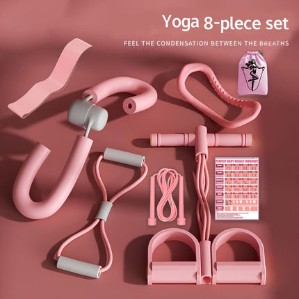 Yoga Pilates Fitness Set with Accessories (8pcs).