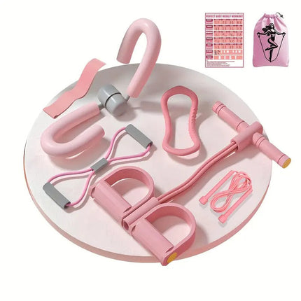 Yoga Pilates Fitness Set with Accessories (8pcs).