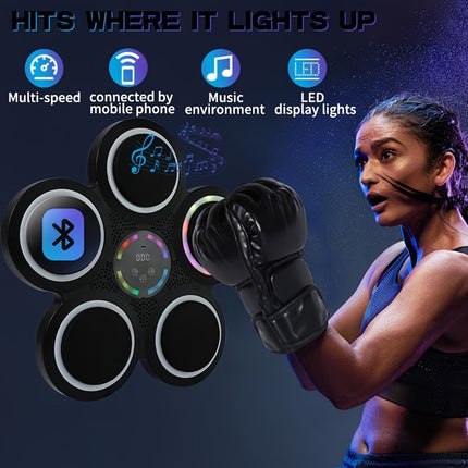 9-Speed Smart Boxing Machine with Wireless Music.