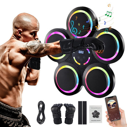 9-Speed Smart Boxing Machine with Wireless Music.
