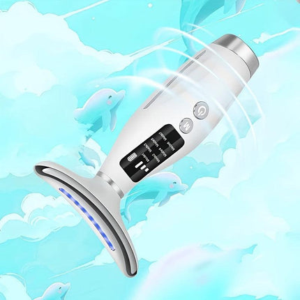 Neck & Face Massager Heated Skincare Tool (7-in-1).