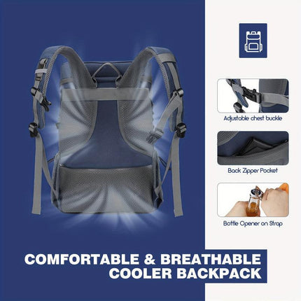 Insulated Sports Backpack 35-Can Blue.
