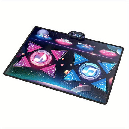 Double Dance Mat Music Light Exercise Toy.