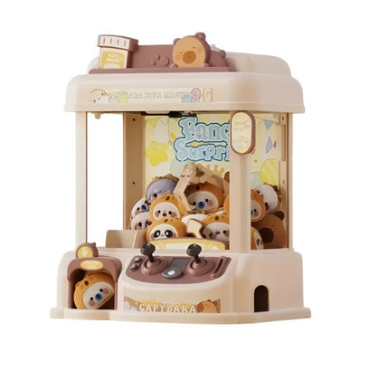Capybara Toy Claw Machine with Plush Prizes.