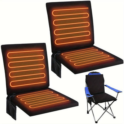 Portable Heated Foldable Seat Cushion with USB Power.