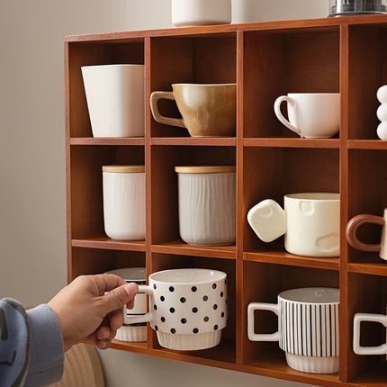 Wood Storage Box & Cup Organizer.