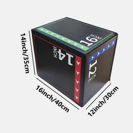 Fitness Jump Box PVC Foam Training.