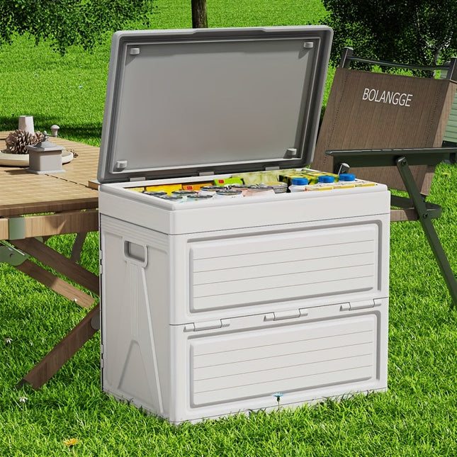 Outdoor Foldable Storage Box with Wheels.