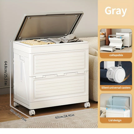 Outdoor Foldable Storage Box with Wheels.