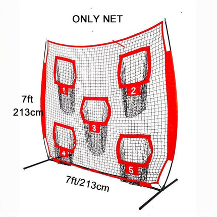 Football Outdoor Target Throwing Net with 5 Pockets.