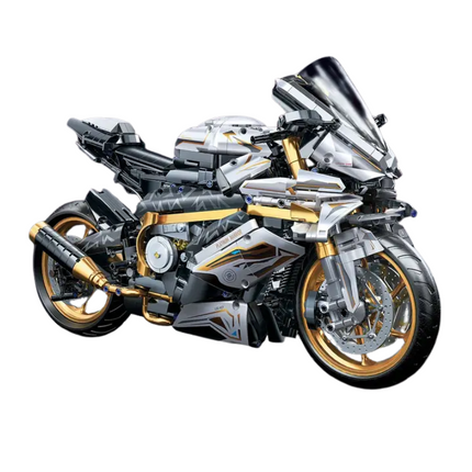 Motorcycle Blocks Model for Teens & Adults.