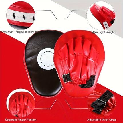 Curved Boxing Pads Set for Martial Arts (4PCS).