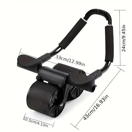 Automatic Rebound Ab Roller with Elbow Pads.