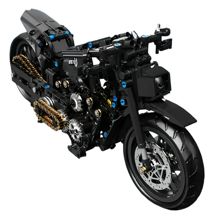 Retro Motorcycle Building Block Kit (1000pcs).