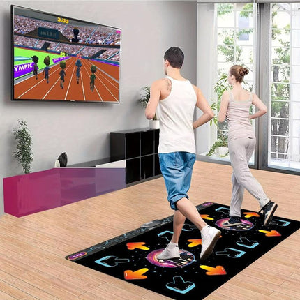 2-Player Dance Mat Game with Motion Sensor.