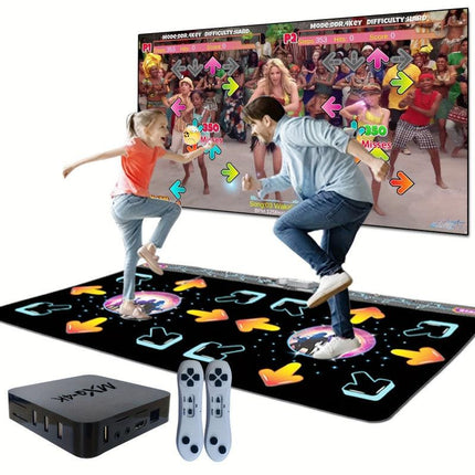 2-Player Dance Mat Game with Motion Sensor.