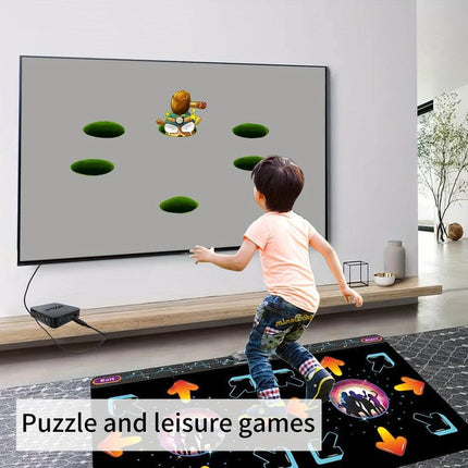 2-Player Dance Mat Game with Motion Sensor.