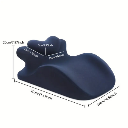 Ergonomic Bed Pillow with Detachable Headrest Support.