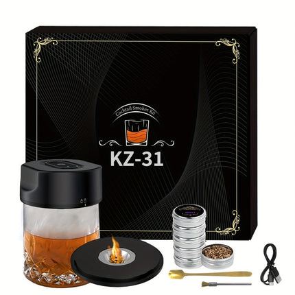 Automatic Electric Whiskey Smoker Gift Set.