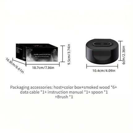 Automatic Electric Whiskey Smoker Gift Set.