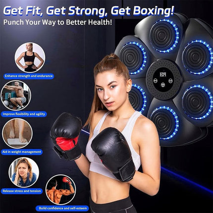 Intelligent Music Boxing Machine with Gloves.