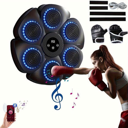 Intelligent Music Boxing Machine with Gloves.