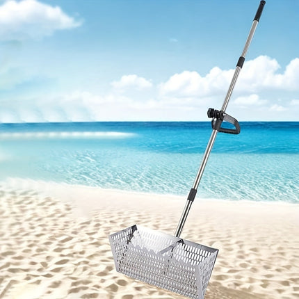 Adjustable Metal Beach Sifter Rake Tool.