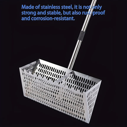 Adjustable Metal Beach Sifter Rake Tool.