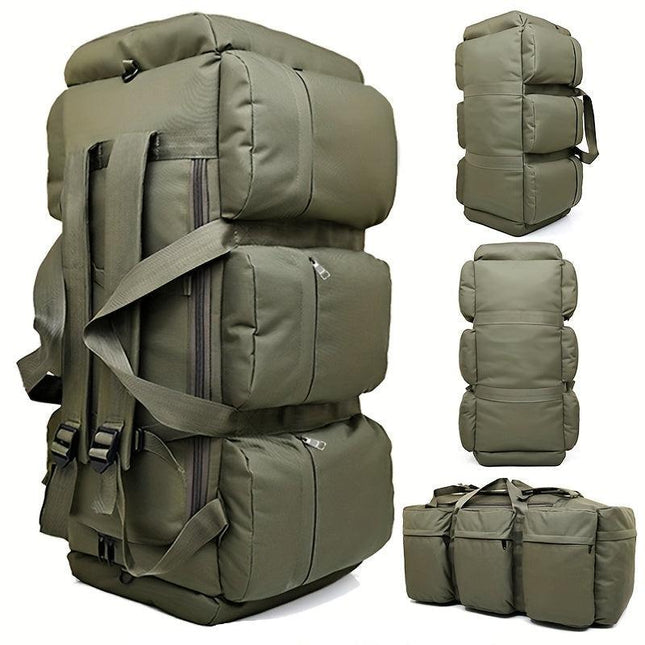 Military Duffel Backpack 80L Outdoor Travel Bag.