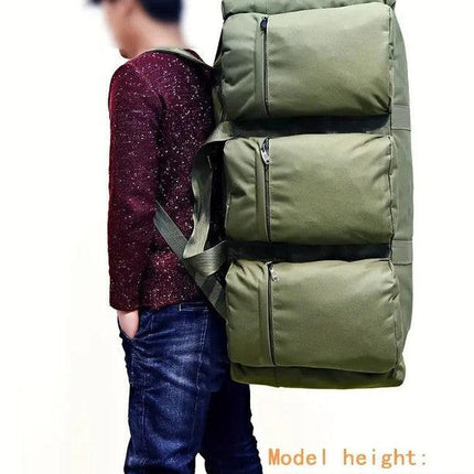 Military Duffel Backpack 80L Outdoor Travel Bag.