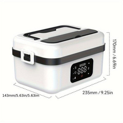 Electric Heated Lunch Box USB Rechargeable 1000ml.