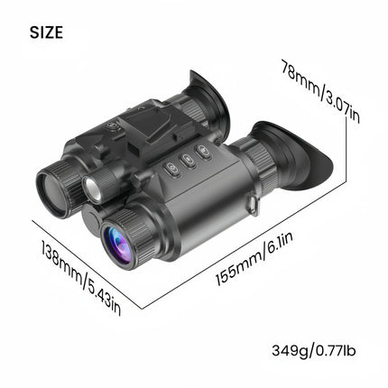 4K Night Vision Goggles with 600m Range.