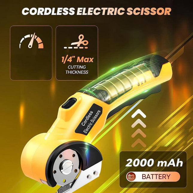 Cordless Electric Fabric Cutter with USB Rechargeable.