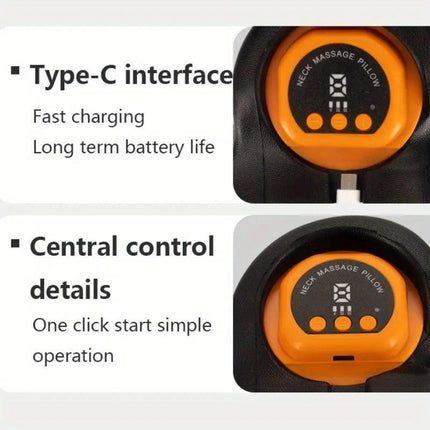 Electric Neck and Shoulder Massager with Heat.
