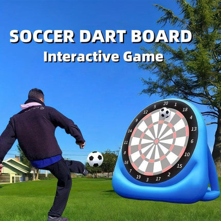 Inflatable Dart Board Game with 2 Soccer Balls.