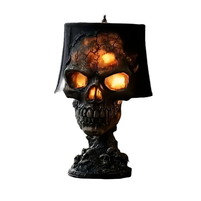 Lava Skull Lamp USB Halloween Night Light.