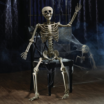 Life Size Standing Skeleton with Movable Joints.