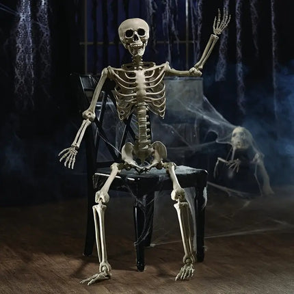 Life Size Standing Skeleton with Movable Joints.