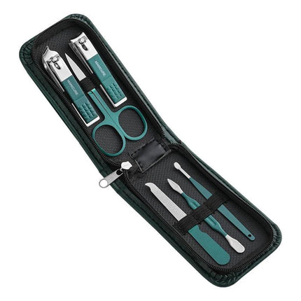 Portable Stainless Steel Nail Clipper Set (6 pcs).