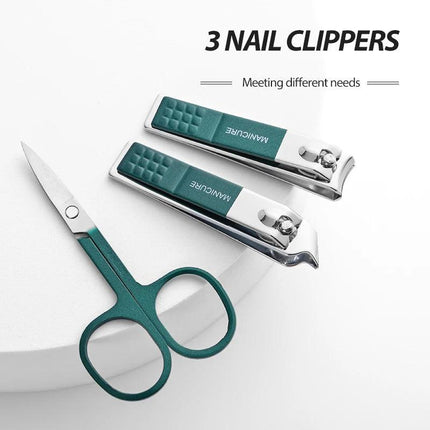 Portable Stainless Steel Nail Clipper Set (6 pcs).