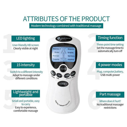 Electric EMS TENS Pulse Massager Pad.