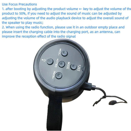 LED Lights Speaker with Powerful Bass Black.