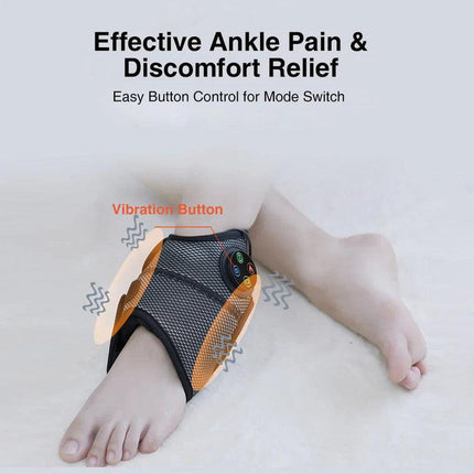 Electric Foot Ankle Massager with Heat Black.