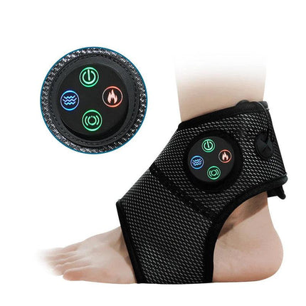 Electric Foot Ankle Massager with Heat Black.