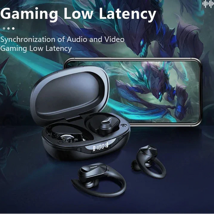 Bluetooth Wireless Earbuds Black.